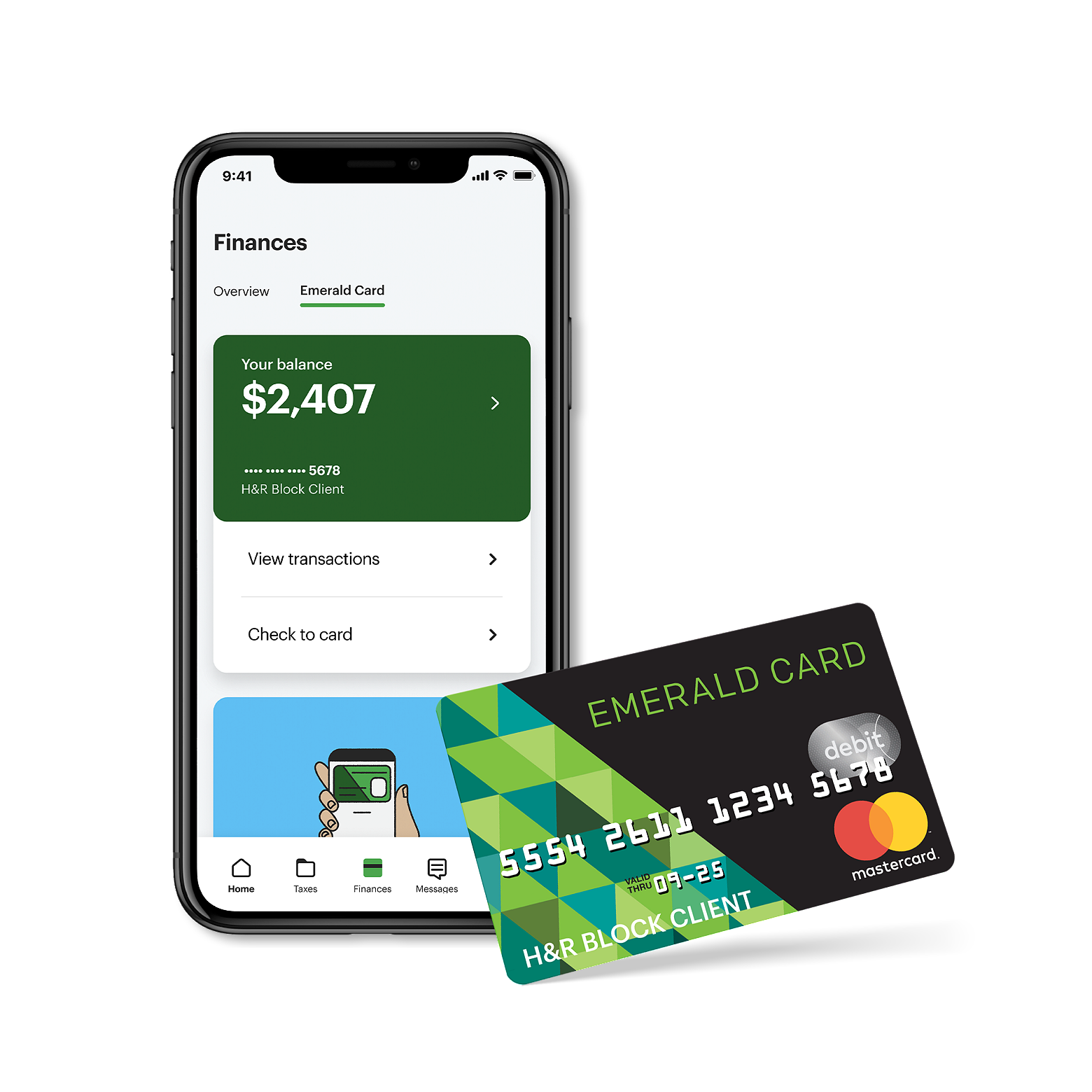 Emerald Card Login H R Block