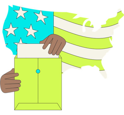united states graphic with IRS streamlined filing tax documents