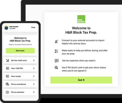 remove addons from h&r block