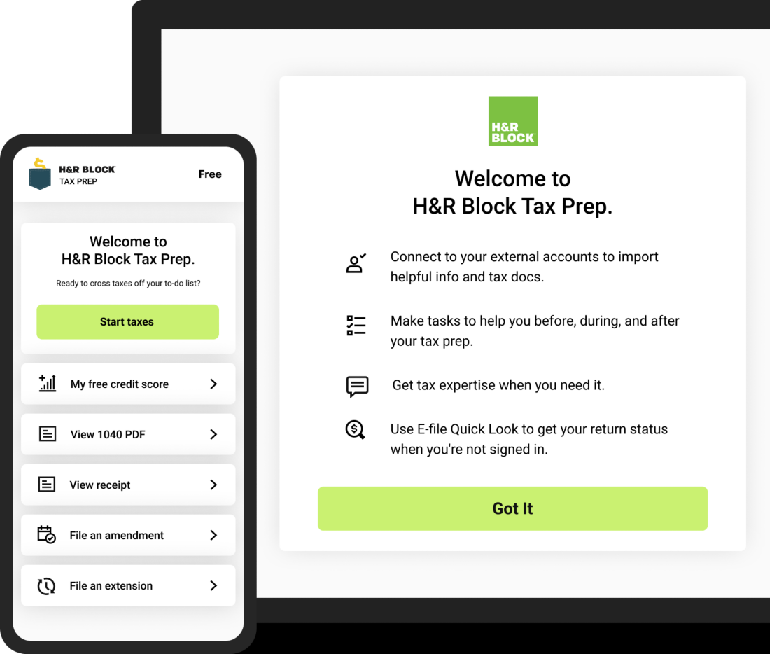 Free Online Tax Filing E File Tax Prep H R Block