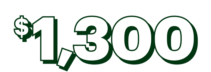 get up to $1,300 with emerald advance