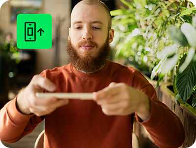 user uploading tax documents online with H&R Block Premium for easy document upload feature