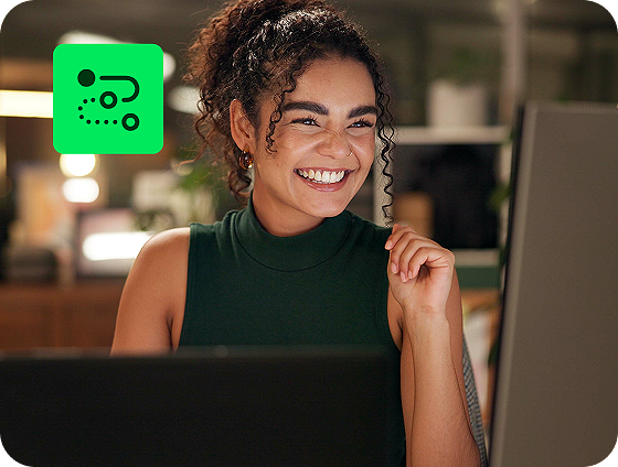 person tracking tax refund status using H&R Block Premium Online Tax Filing refund tracking tool