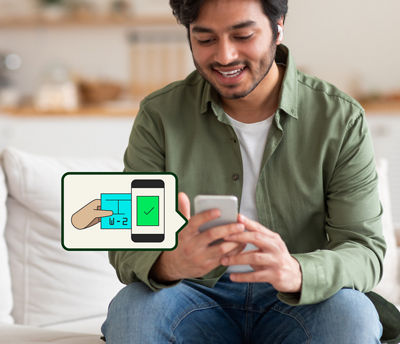 H&R Block customer uploading docs on the My Block app
