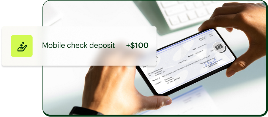 mobile check deposit picture