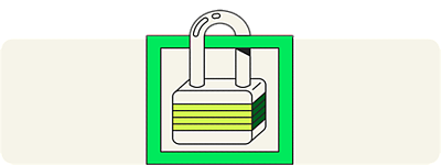 padlock illustration
