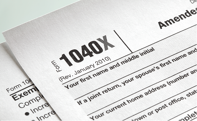 1040x Amended Tax Return image