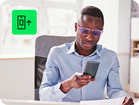 user uploading tax documents online with H&R Block Deluxe for easy document upload feature