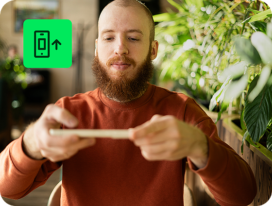 user uploading tax documents online with H&R Block Premium for easy document upload feature