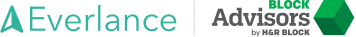 Block Advisors/Everlance combo logo