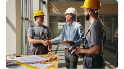 H&R Block construction business customer