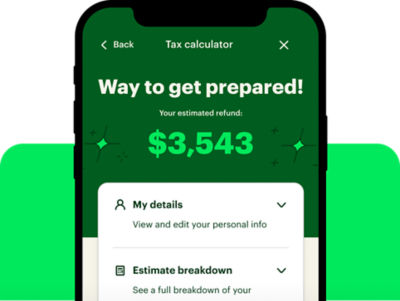 tax calculator refund screenshot