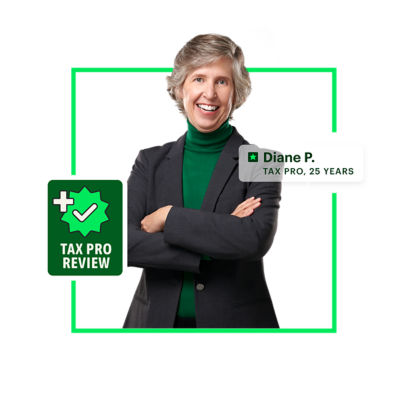 experienced tax pro offering tax review support with badge highlighting 25 years of expertise